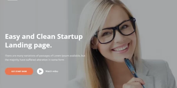 Vanessa Startup Landing Page WordPress Theme 1.0.6 GPL Theme