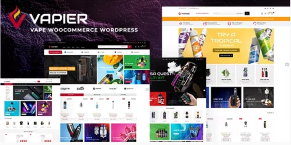 Vapier – Vape Store WooCommerce WordPress Theme 1.0.4 GPL Theme