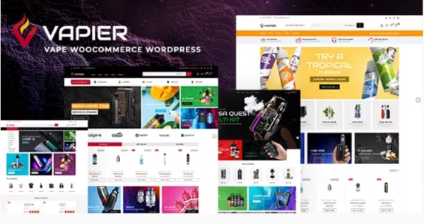Vapier – Vape Store WooCommerce WordPress Theme 1.0.4 GPL Theme