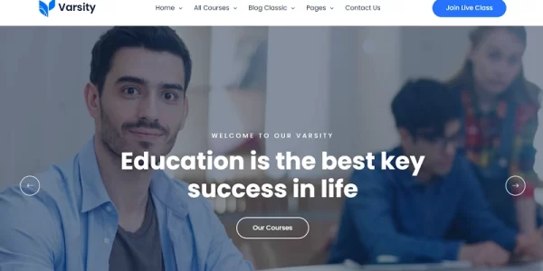 Varsity Educational and Online Course WordPress Theme 1.1 GPL Theme