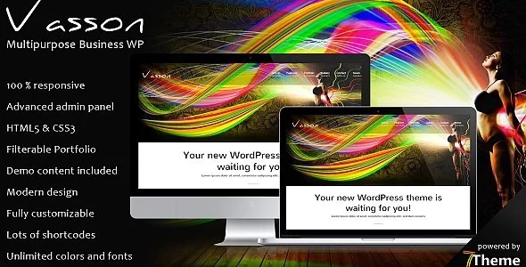 Vasson – Multipurpose WordPress Theme 1.01 GPL Theme