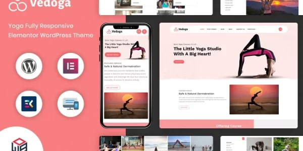 Vedoga Fitness and Gym WordPress Theme 1.0 GPL Theme