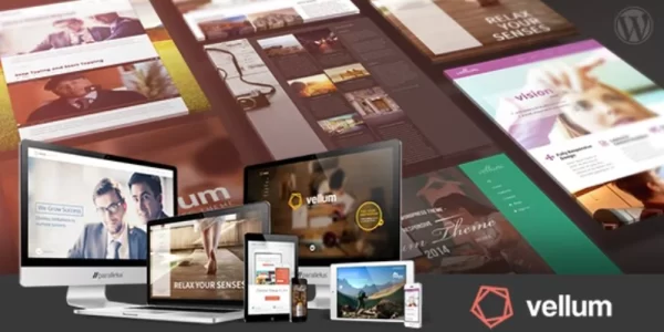 Vellum Responsive WordPress Theme 1.7.55 GPL Theme