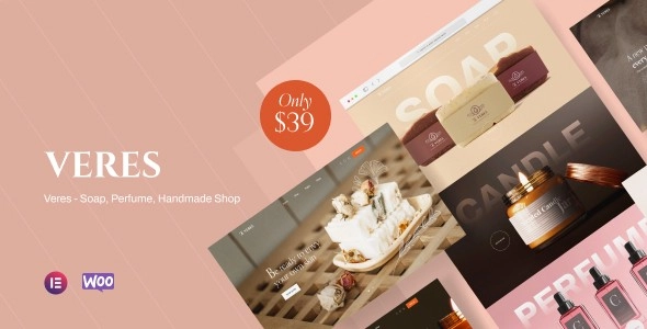 Veres – Handmade Soap Candles Shop 1.0.1 GPL Theme