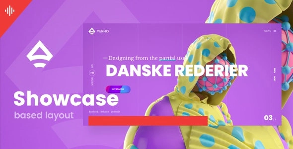 Verno | Creative Showcases for Agencies Theme 1.0.8 GPL Theme