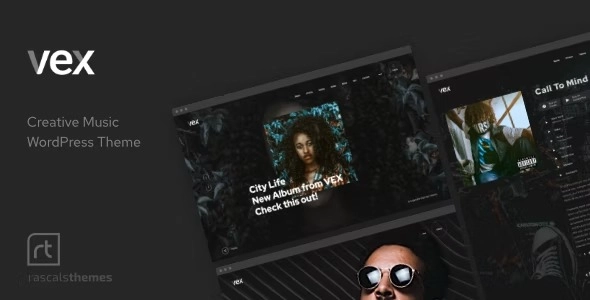 Vex Creative Music Theme 1.2.4 GPL Theme