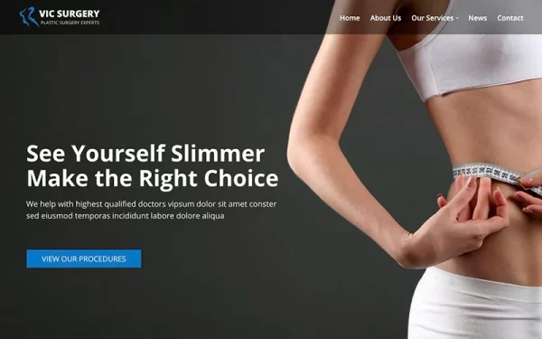 Vic Plastic Surgery Booking WordPress Theme 1.0 GPL Theme