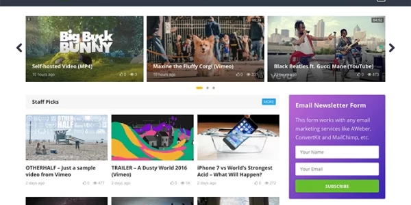 VideoCloud Pro 1.1 GPL Theme