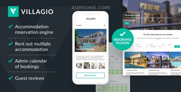 Villagio Vacation Rental WordPress Theme 2.0.4 GPL Theme