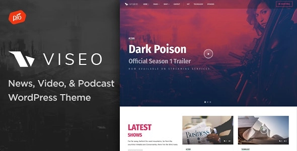 Viseo News, Video, Podcast Theme 3.7 GPL Theme