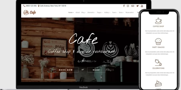 VisualModo Cafe WordPress Theme 4.0.2 GPL Theme