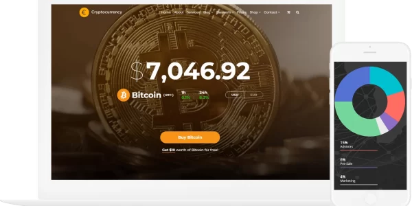 VisualModo Cryptocurrency WordPress Theme 2.0.4 GPL Theme