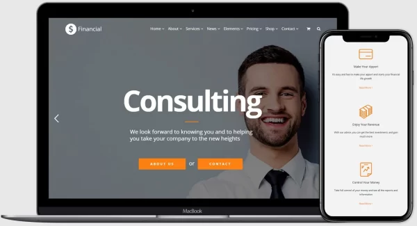 VisualModo Financial Theme 2.0.2 GPL Theme