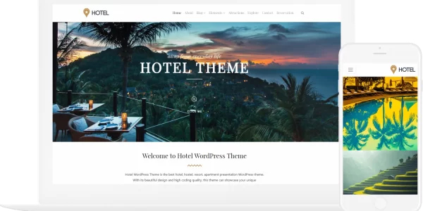 VisualModo Hotel WordPress Theme 2.0.2 GPL Theme
