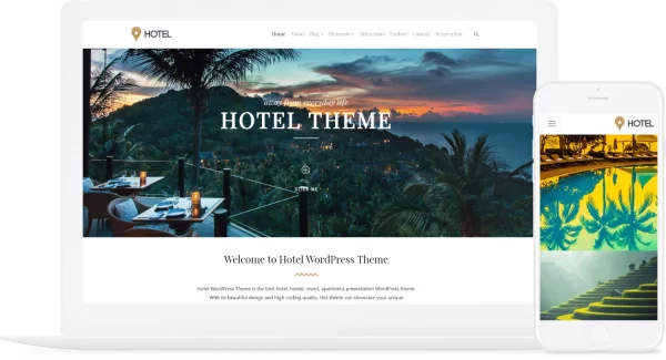 VisualModo Hotel WordPress Theme 2.0.2 GPL Theme