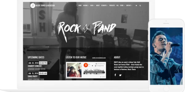 VisualModo Music WordPress Theme 3.0.2 GPL Theme