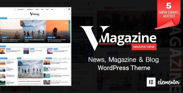 Vmagazine 1.1.8 GPL Theme