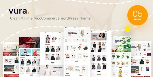 Vura Clean Minimal WooCommerce WordPress Theme 1.0 GPL Theme