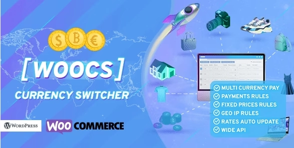 WOOCS – WooCommerce Currency Switcher 2.4.0 GPL Plugins