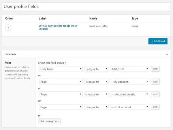 WP Customer Area Advanced Custom Fields Integration 5.0.0 GPL Plugins