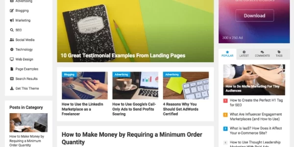 WP Enjoy – BlogShare Pro 1.0.4 GPL Theme