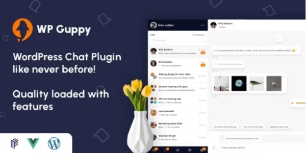 WP Guppy Pro A live chat plugin for WordPress 4.1 GPL Plugins