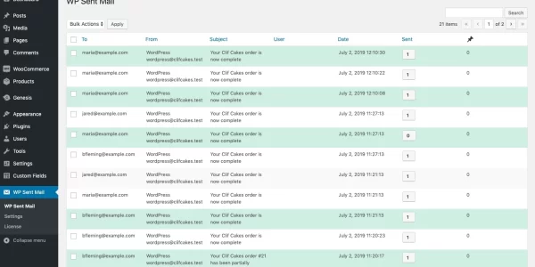 WP Sent Mail The Ultimate WordPress Email Logging Solution 2.5.3 GPL Plugins