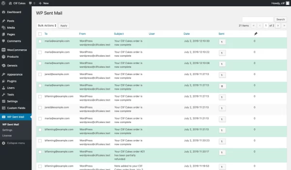 WP Sent Mail The Ultimate WordPress Email Logging Solution 2.5.3 GPL Plugins