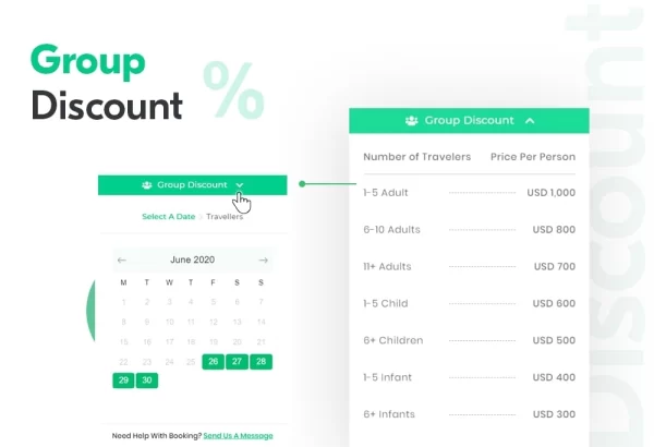 WP Travel Engine Group Discount 2.1.2 GPL Plugins