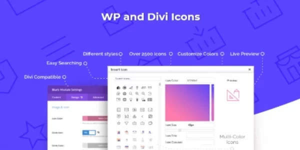 WP and Divi Icons Pro 2.0.9 GPL Plugins