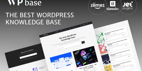 WPbase WordPress Tutorial Theme WordPress Theme 1.2.6 GPL Theme