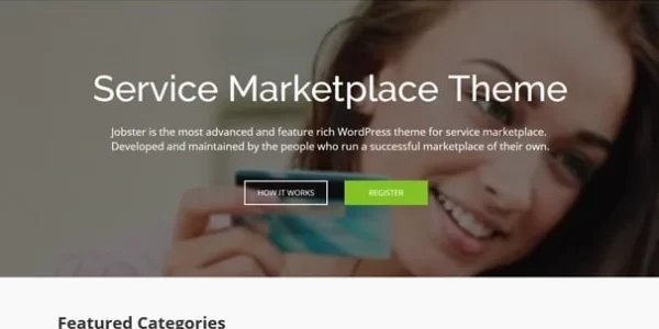 WPjobster Service Marketplace WordPress Theme 6.1.6.1 GPL Theme