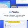 Wealty Multipurpose Real Estate WordPress Theme 3.1 GPL Theme