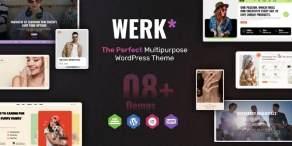 Werk Elementor Multipurpose WooCommerce Theme 1.0.0 GPL Theme