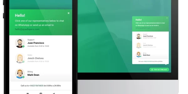 WhatsApp Chat Pro By QuadLayers 7.2.4 GPL Plugins