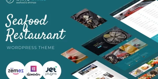 White Whale Seafood Restaurant WordPress Theme 1.0.1 GPL Theme