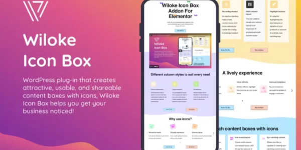 Wiloke Icon Box Addon for Elementor 2.0.0 GPL Plugins