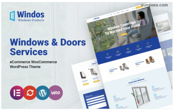 Windos Windows Doors WooCommerce Theme 1.0.0 GPL Theme
