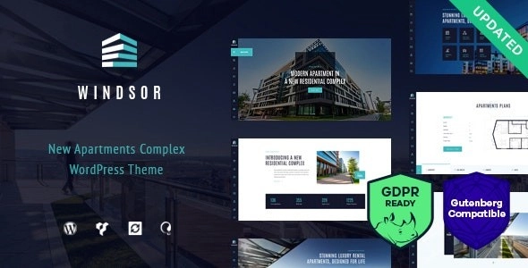 Windsor Apartment Complex / Single Property WordPress Theme 2.5 GPL Theme