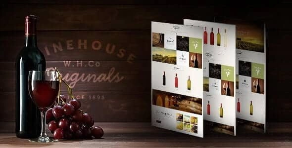 Wine House | Vineyard Restaurant Liquor Store WordPress Theme 2.2 GPL Theme