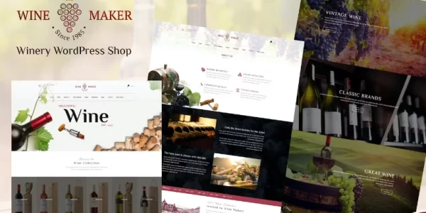 Wine Maker Winery WordPress Shop 3.0 GPL Theme