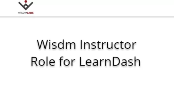 Wisdm Instructor Role for LearnDash 5.5.0 GPL Plugins