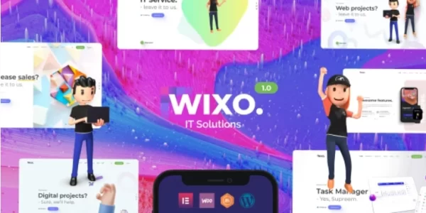 Wixo Technology IT Solutions WordPress Theme 1.0.0 GPL Theme