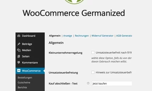 WooCommerce Germanized Pro 4.0.0 GPL Plugins
