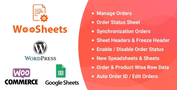 WooSheets 7.5 GPL Plugins