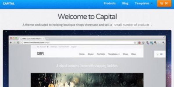 WooThemes Capital Premium Theme 1.4.1 GPL Theme