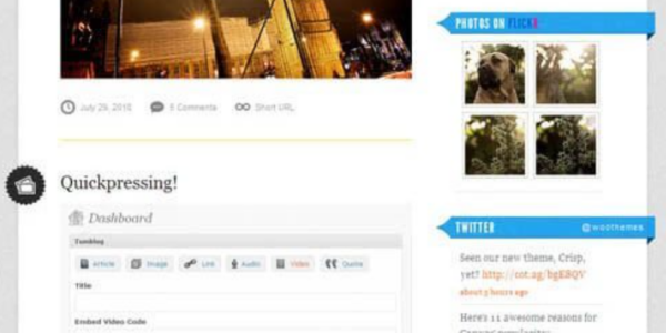 WooThemes Crisp Premium Theme 1.2.0 GPL Theme
