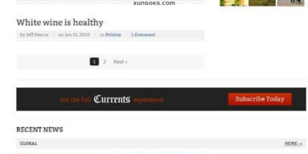 WooThemes Currents Premium Theme 1.1.15 GPL Theme