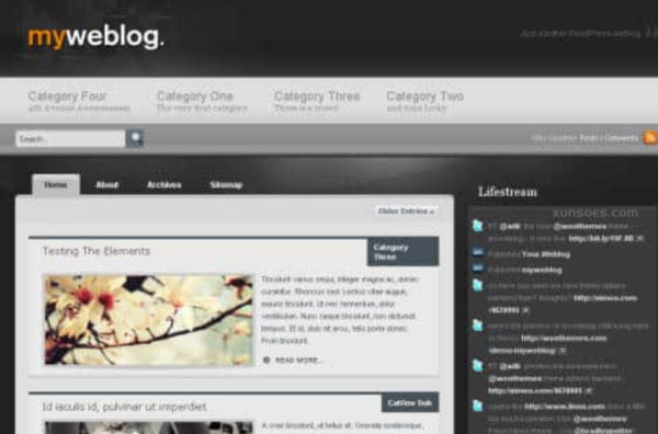 WooThemes Myweblog Premium Theme 1.4.2 GPL Theme