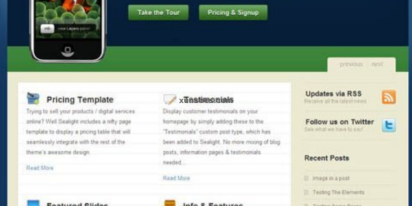 WooThemes Sealight Premium Theme 1.2.5 GPL Theme
